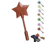 Star Credit Card Wand, 3D Printed Taps To Pay Wand, Magic Wands Contactless Payment Cards Holder, Kids Magics Wands Cosplay Props, Multifunctional Payment Stick For Shopping(red)