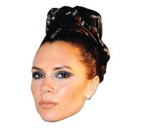 STAR CUTOUTS CM258 Victoria Beckham Spice Girls Cardboard Face Mask - Pop Party Fancy Dress