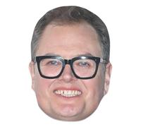 Star Cutouts CM261 Alan Carr Single Cardboard Face Mask - Includes Tabs & Elastic - Great Fun For Fans & Events