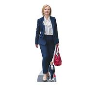 STAR CUTOUTS CS1003 Liz Truss Conservative Politician Lifesize Cardboard Cutout With Free Mini