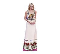 Star Cutouts CS1083 Margot Robbie White Dress Lifesize Cardboard Cutout With Mini Star Cutout