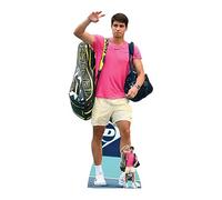 Star Cutouts CS1107 Carlos Alcaraz Tennis Player Cardboard Cutout with Mini - Perfect for Fans and Event Decorations