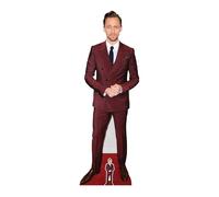 Star Cutouts CS1111 Tom Hiddleston Red Suit Cardboard Cutout with Mini