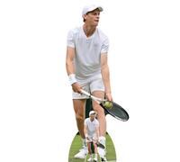 Star Cutouts CS1212 Jannik Sinner -Tennis Player Cardboard Cut Out Height 191cm