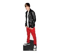 Star Cutouts CS384 Justin Bieber Leather Jacket Cutout 169cm | Free Standing, Quick Set Up, Pop music parties, fan displays and gifts