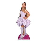STAR CUTOUTS CS780 Ariana Grande Lifesize Cardboard Cutout American Singer Songwriter Height 163cm Comes with Free Mini Desktop Standee, Solid, Multicolour