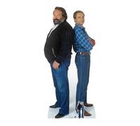 Star Cutouts CS797 Spencer (Carlo Pedersoli) Terence Hill (Mario Girotti) Double Lifesize Cardboard Cutout for Fans, Parties and Events, Bud Terrence