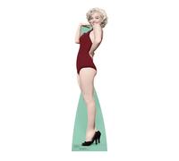 Star Cutouts Cut Out of Marilyn Monroe Swim Suit (Red)