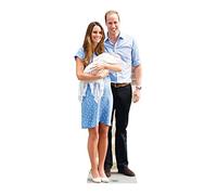 Star Cutouts Cut Out of Prince William, Kate and Baby Cambridge
