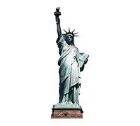 Star Cutouts Cut Out of Statue of Liberty,Grey