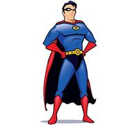Star Cutouts Cut Out of Superhero Cut Out
