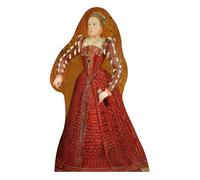 Star Cutouts Cut Out of Tudor Woman Stand-in
