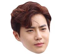 Star Cutouts Ltd CM201 Star Cutouts Cardboard Face Suho EXO Mask Talking Point, Fun for Events and Parties, Solid, Multicolour, Regular