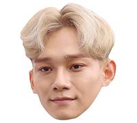 Star Cutouts Ltd CM202 Star Cutouts Cardboard Face Chen EXO Mask Talking Point, Fun for Events and Parties, Solid, Multicolour, Regular