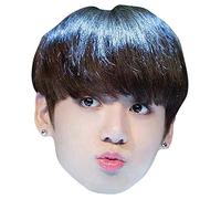 Star Cutouts Ltd CM208 Jungkook (Kpop) Jeon Jung-kook Bangtan Boys Party Mask and Gift, Multicolour,Height: 20cm / 8Inch Width: 21cm / 8Inch