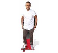 Star Cutouts Ltd CS659 Lifesize Cutout Gary Barlow White Shine, Cardboard, Multi-Colour, 175 x 60 x 175 cm