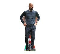 Star Cutouts Ltd CS792 Pep Guardiola Lifesize Cardboard Cutout Football Manager with Free Mini Standee 180cm Tall, Multi color