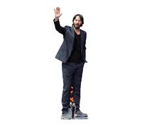 Star Cutouts Ltd Star CS798 Keanu Reeves Gift Part Decoration Birthday Supplies Celebrity Cardboard Cutout Amazing Quality Photo Image, Multicolor