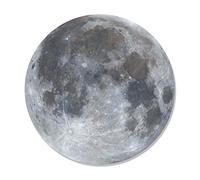 Star Cutouts Ltd Full Moon Wall Cardboard Cutout Perfect for mounting, displays and Maximum impacy Tall 66cm Wide, Multicolour, Standard