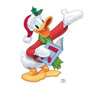 Star Cutouts Ltd SC1271 Fun Cardboard 1 Dimensional Life size Disney Donald Duck Quacker 82 x 73 cm. Perfect Christmas Decoration for Children's Festive Displays, Grottos & Shop Windows, Star Mini