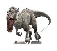 Star Cutouts Ltd SC1295 Official Star Indominus (Face On Roar) Jurassic World Dinosaur Cardboard Cutout Perfect for Parties, Events, Collectors and Gifts 118cm Tall, Solid, Large