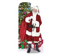 Star Cutouts Ltd SC173 Stand in Official Star Cutouts Father Santa Clause Christmas Decoration Perfect for Grottos and Festive Displays 186cm Tall