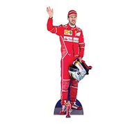 Star Cutouts Ltd Sebastian Vettel Red, Cardboard, Multi-Colour, 183 x 77 x 183 cm