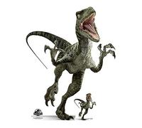 Star Cutouts Official Jurassic World Charlie (Raptor) Dinosaur, Multi