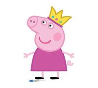 Star Cutouts Peppa Pig Crown Height 90 cm Cutout, Multi