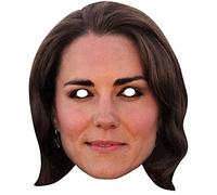 Star Cutouts Printed Card Mask of Duchess of Cambridge Kate