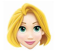 Star Cutouts Printed Card Mask of Rapunzel