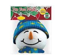 Star Cutouts Printed Card Mask of Snowman Mask