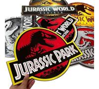 Star Cutouts RD008 Jurassic World Room Decoration Jurassic Pack Logo Dinosaur Poster Party Pack Height 30cm 6PCS