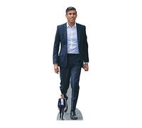 STAR CUTOUTS Rishi Sunak Conservative Prime Minister Lifesize Cardboard Cutout With Mini Politician