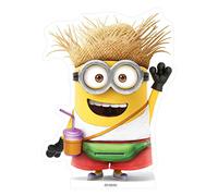Star Cutouts SC1041 Universal Despicable Me Life Size Cut Out of Vacation Minion with Drink, 80 cm