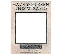 Star Cutouts SC1475 Harry Potter White Wanted Poster Selfie Frame | Free Standing, Quick Set Up, Wizarding parties, photo booths and fan events