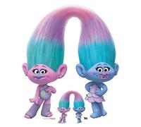 Trolls World Tour Sisters Satin & Chenile Oversized Cardboard Cut Out