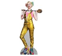 STAR CUTOUTS SC1511 Harley Quinn Gold Jumpsuit Lifesze Cardboard Cutout/Standee/Stand Up Margot Robbie Birds of Prey Height 169cm Width 72cm, Star, Regular