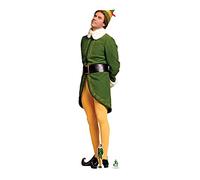 STAR CUTOUTS SC1696 Buddy Elf Waiting For Christmas Lifesize Cardboard Cutout Festive Party Decoration