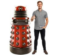 Star Cutouts SC204 Doctor Who Red Dalek Drone Lifesize Cardboard Cutout - Iconic Skaro Villain Display for Hardcore Whovians