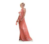 Star Cutouts SC247 Marilyn Monroe Peach Night-Gown Cardboard Cut Out Ideal for Birthdays, Parties & Gifts