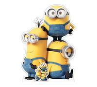 Star Cutouts SC4123 Kevin Bob and Stuart Minions Cardboard Cutout Toys, Minion Party, Room & Birthday Decorations