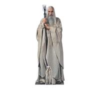 Star Cutouts SC4135 Lord of the Rings Saruman Cardboard Cutout - Christopher Lee Lifesize Wizard Display for Fans & Collectors