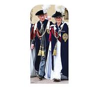 Star Cutouts SC4270 King Charles and Queen Camilla Coronation Stand In - Coronation Decoration - King Charles III Lifesize Cardboard Cut Out