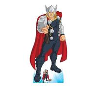Star Cutouts SC4303 Thor Marvel Cardboard Cutout With Mini - Perfect for Marvel Fans, Collectors, and Cosplay