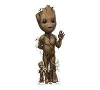 Star Cutouts SC4317 Baby Groot - Guardians of the Galaxy Star Mini Cardboard Cut Out - Perfect for Marvel Fans, Parties, and Events -