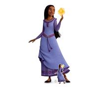 Star Cutouts SC4399 Asha Legend of the Wishing Star WISH Lifesize Cardboard Cutout with Mini: Ideal for Disney-themed Birthday Parties for Girls