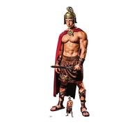 Star Cutouts SC4530 Roman Gladiator Cardboard Cut Out Height 186cm - Ideal for Rome Theme, Parties, Birthdays, Collectors & Fans, Room Decorations & Events