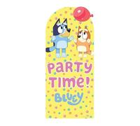 Star Cutouts SC4573 Bluey and Bingo Balloon Party Time Large Backdrop Cardboard Cut Out Height 185cm - Ideal for Bluey Theme, Parties, Birthdays & Fans, Room Decorations & Events