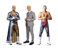 SC4578 Cody Rhodes Three Shelf Top Cardboard Cutouts Height 31cm - Ideal for WWE Theme, Parties, Birthdays & Fans, Room Decorations & Events
